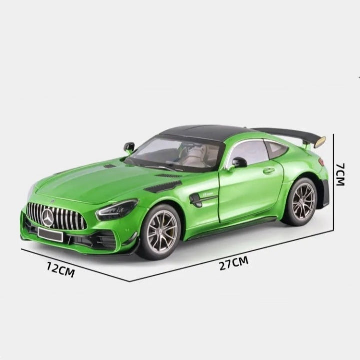 1:18 Mercedes-Benz AMG GT-R Pro Style Diecast ~ Metallic Green