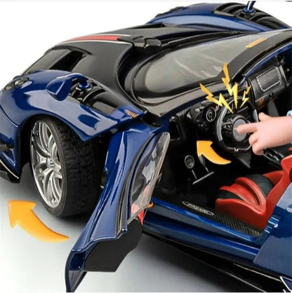 1:18 Pagani Huayra BC Roadster Style Diecast ~ Blue