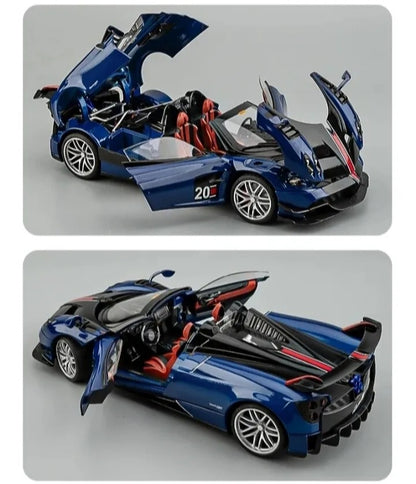 1:18 Pagani Huayra BC Roadster Style Diecast ~ Blue