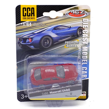 CCA Toy Model Car 1/64 Famous Car Simulation Diecast Vehicle World Collection Series Gift for 1:64  Hotwheels Boy Kid's Toys