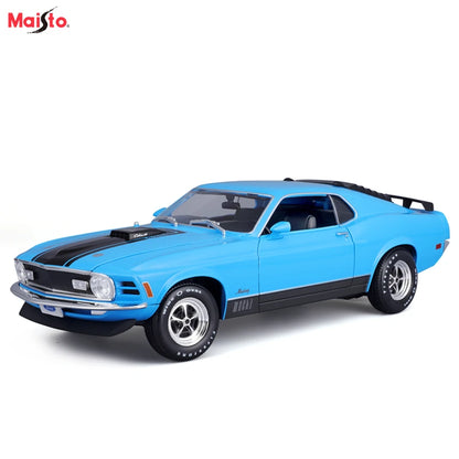 1:18 1967 Blue (2) Ford Mustang GTA Fastback