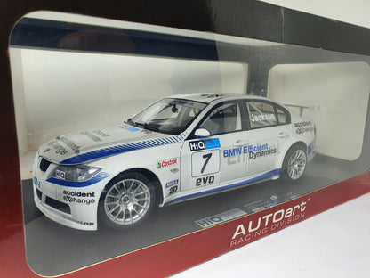 1:18 BMW 320si ~ AUTOart ~ BTCC 2008 #7 Jackson