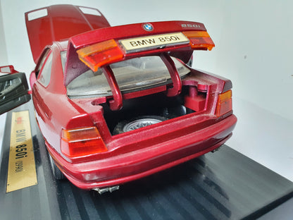 1:18 BMW 850i E31 ~ Maisto ~ Maroon Red