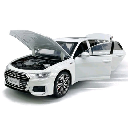 1:18 Audi A6L S-Line C8 Style Diecast ~ White