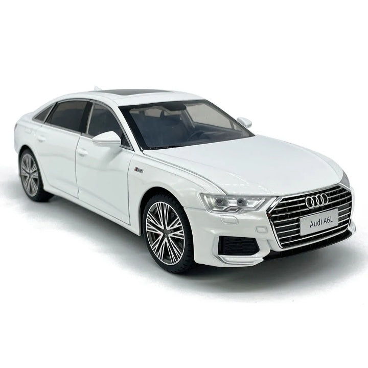 1:18 Audi A6L S-Line C8 Style Diecast ~ White