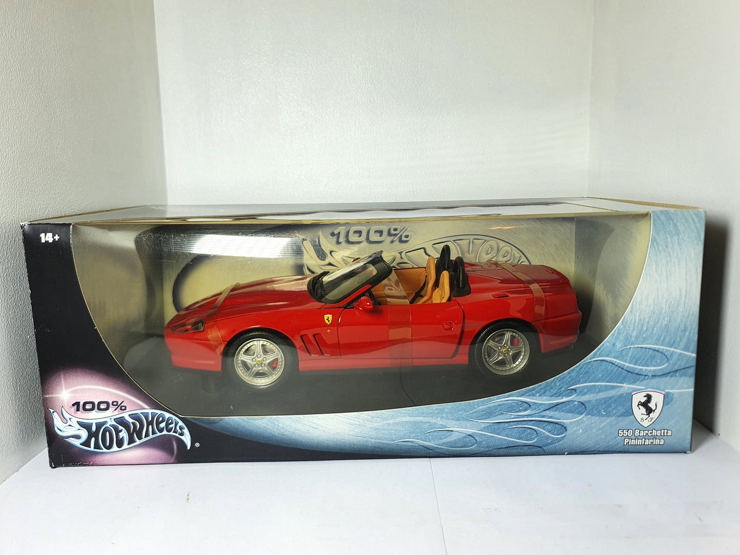 1:18 Ferrari 550 Barchetta Pininfarina ~ Hot Wheels ~ Red