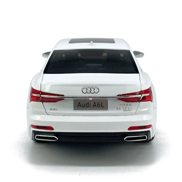 1:18 Audi A6L S-Line C8 Style Diecast ~ White