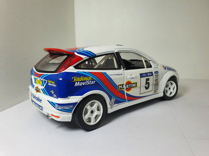 1:18 Ford Focus RS WRC MK1 #5 ~ Bburago ~ Martini Livery