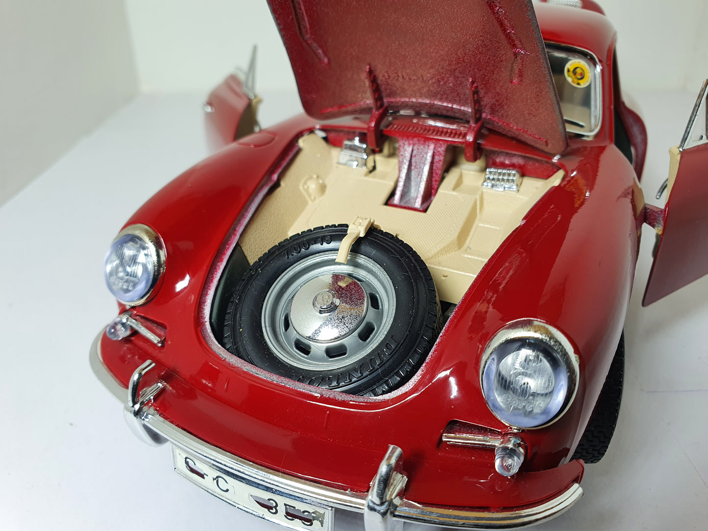 1:18 Porsche 356B Coupe ~ Bburago ~ Dark Red