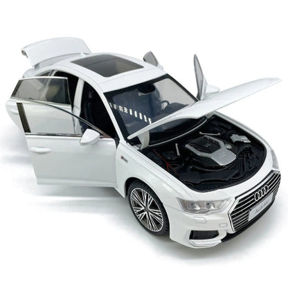 1:18 Audi A6L S-Line C8 Style Diecast ~ White