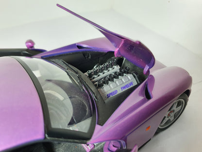 1:18 TVR Cerbera Speed 12 ~ Hotwheels ~ Purple