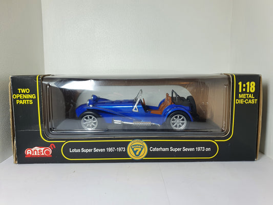 1:18 Caterham Super 7 ~ Anson ~ Blue