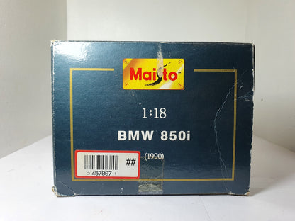 1:18 BMW 850i E31 ~ Maisto ~ Maroon Red