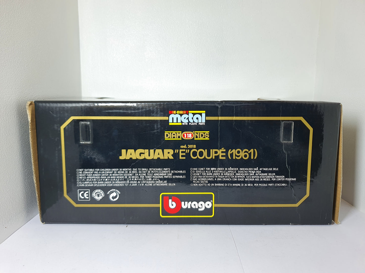 1:18 Jaguar E-Type Series 1 Coupe ~ Bburago ~ Black