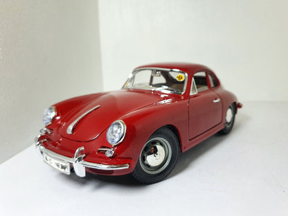 1:18 Porsche 356B Coupe ~ Bburago ~ Dark Red