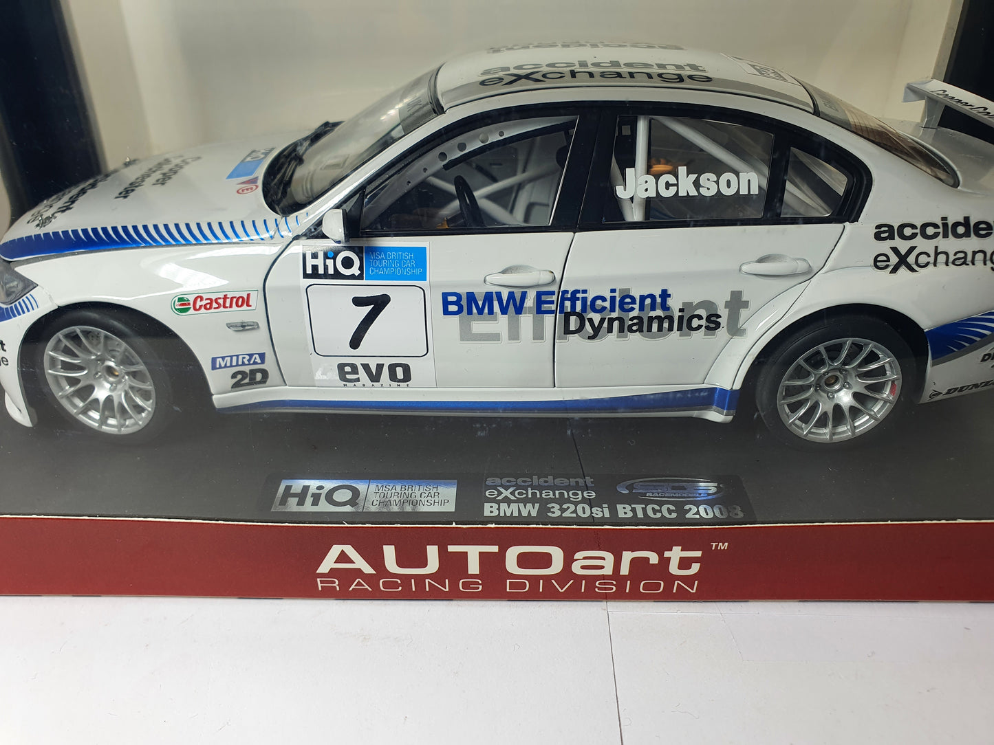 1:18 BMW 320si ~ AUTOart ~ BTCC 2008 #7 Jackson