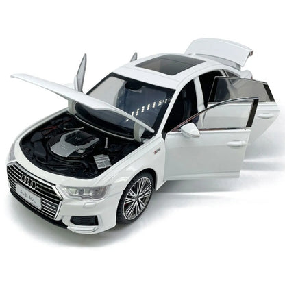 1:18 Audi A6L S-Line C8 Style Diecast ~ White