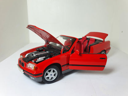 1:18 BMW 325i Cabriolet E36 ~ Maisto ~ Red