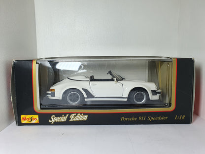 1:18 Porsche 911 Speedster 930 ~ Maisto ~ White