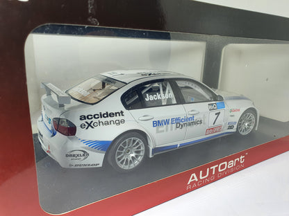 1:18 BMW 320si ~ AUTOart ~ BTCC 2008 #7 Jackson