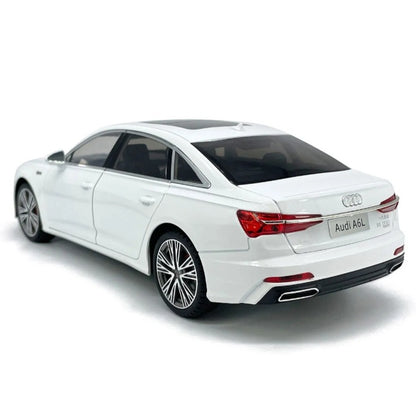 1:18 Audi A6L S-Line C8 Style Diecast ~ White