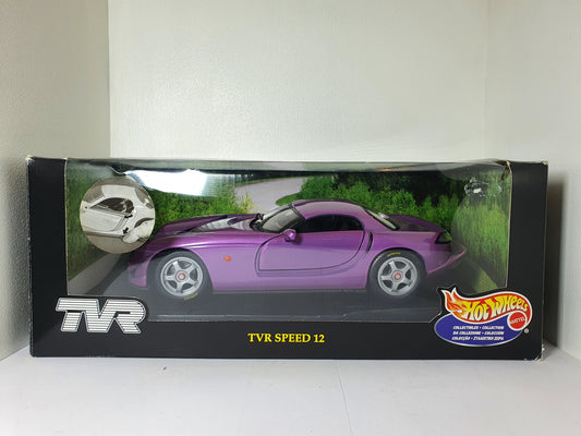 1:18 TVR Cerbera Speed 12 ~ Hotwheels ~ Purple