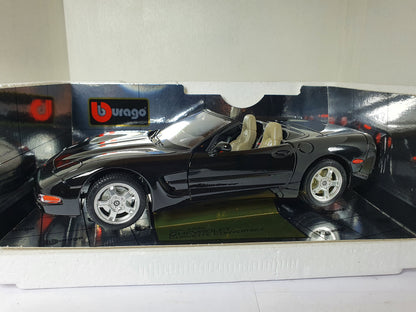 1:18 Chevrolet Corvette C5 Convertible ~ Bburago ~ Black